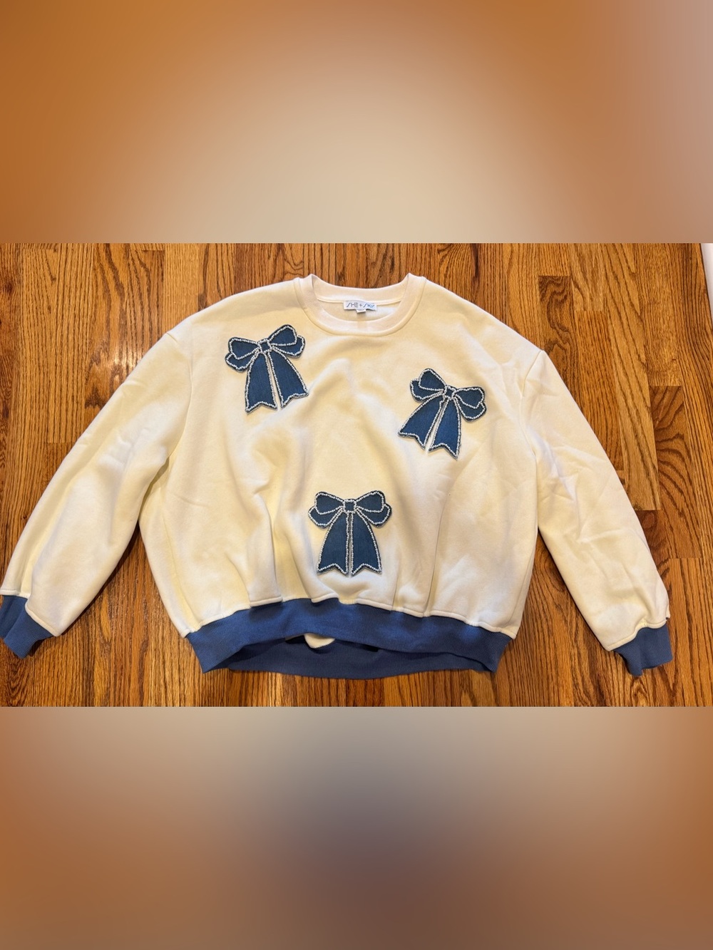 Embroidered sweatshirt